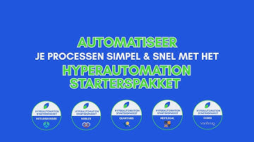 Automatiseer je Processen Simpel & Snel met het Hyperautomation Starterspakket