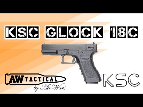 Страйкбольный пистолет KSC GLOCK 18C KSC-PS-G18-M