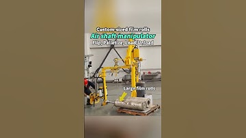 Film roll handling manipulator arm