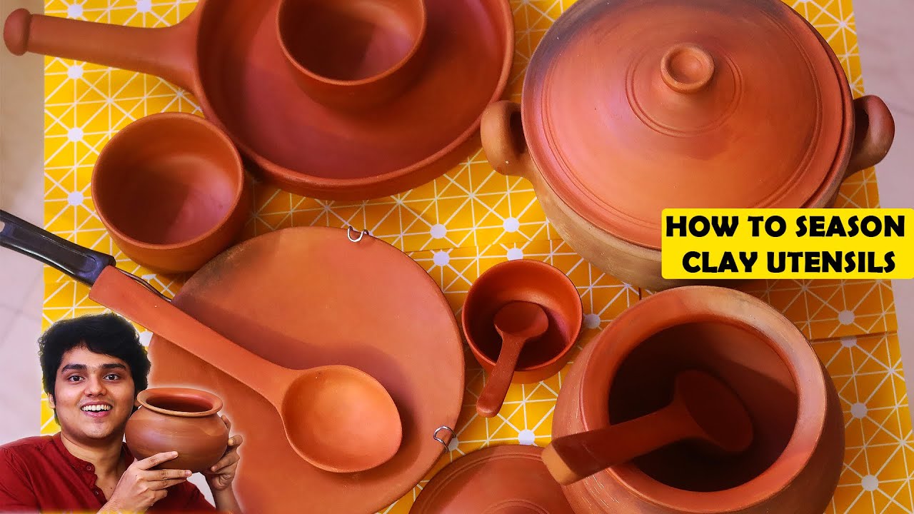 Seasoning A Clay Pot For Cooking मिट्टी के बर्तन को कैसे season करें