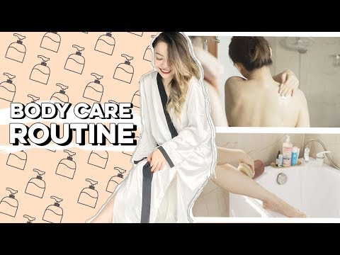 Chăm Sóc Da Toàn Thân & Mụn Lưng ♡ Body Care Routine ♡ Trinh Pham