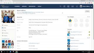 Updating Schoology MCPSVA Profile and Profile Privacy Settings