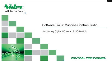 Software Skills: Machine Control Studio and the Si-IO Module