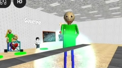 Baldi Basics Play As baldi! How to have the 3 Badges (#roblox #baldibasics)