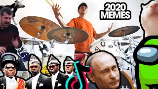 THE BEST 2020 MEMES on DRUMS!
