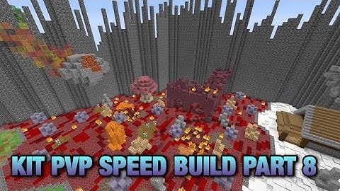MINECRAFT PS4 KIT PVP SPEED BUILD | Part 8 |