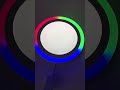 12+4W Led Sarfes light Round shape Side Multi colour #decorationlight #ledlights #rgblights #shorts
