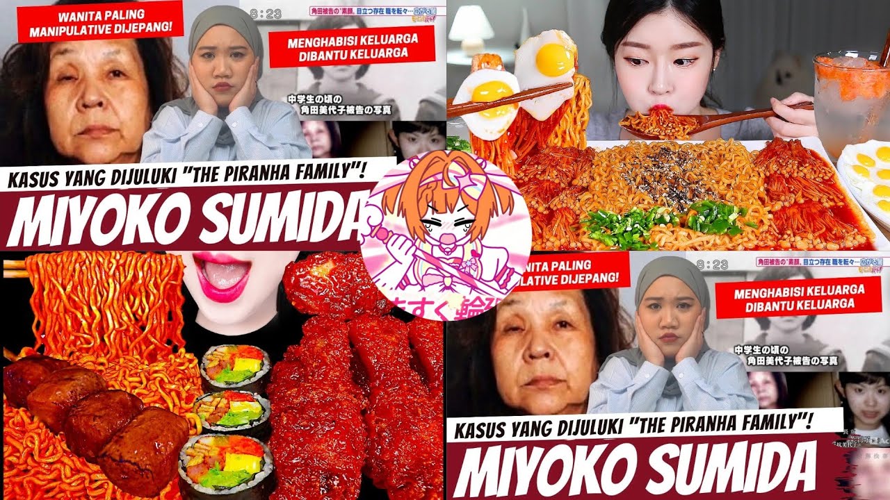 [ THE PIRANHA FAMILY ] NADIA OMARA KRIMINAL X MUKBANG/ASMR MAKANAN PEDAS KOREA 