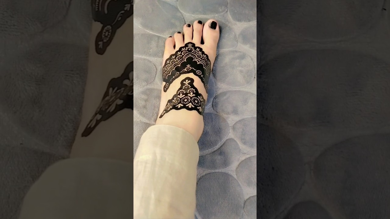 Beautiful sticker mehndi design #shorts