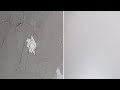 DIY - Fixing cracked and chipped paint on plaster wall and fibre plaster walls