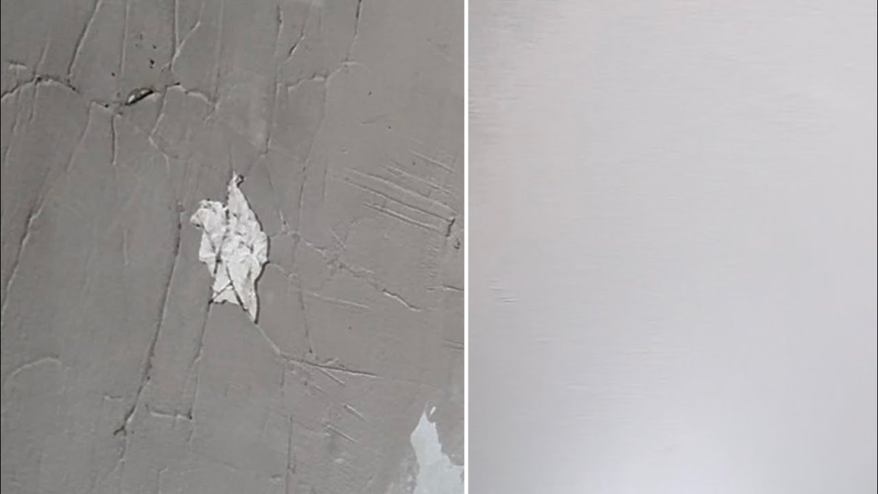 DIY - Fixing cracked and chipped paint on plaster wall and fibre plaster walls