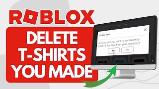 How To Delete Roblox T Shirts you Made (Quick And Easy)