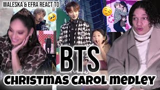 omg Jungkook 🥵|Waleska & Efra react to BTS's Christmas Carol Medley [2019 SBS 🎅