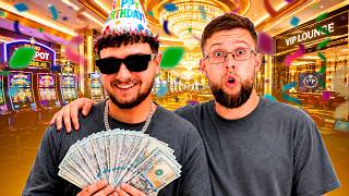 I Gave My Friend $50,000 To Gamble For His Birthday!