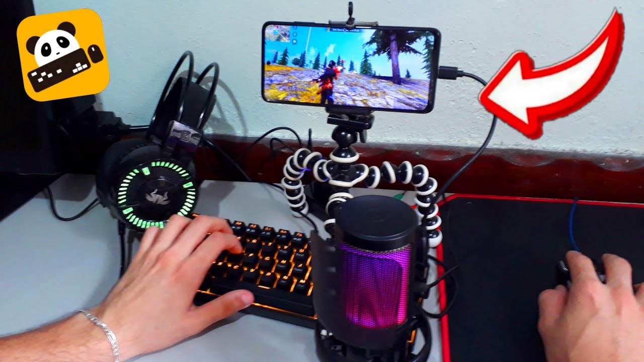 MEU NOVO TECLADO PARA O MOBILADOR ! TECLADO E MOUSE NO CELULAR - YouTube