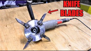 Grinder Discs That Shouldn&#39;t Exist | Knife Blades S1E1