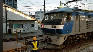 JR貨物EF210　164号機　富士駅構内連結作業