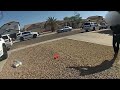 Bodycam: Police Use Cover Fire During Shootout With Barricaded Suspect. Phoenix, AZ. May 24, 2022.