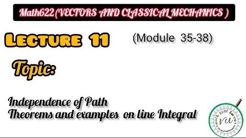 math622(vector and classical mechanics) || lecture 11 module(35-38)*iqra azhar*
