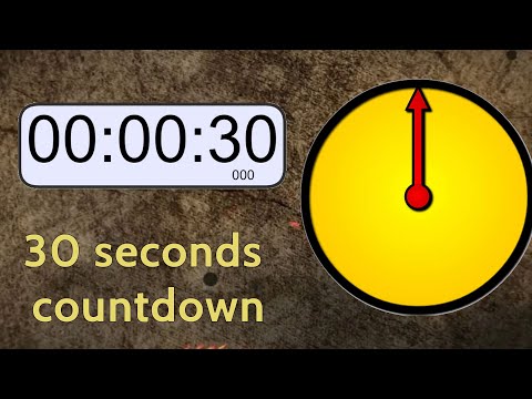 Video 30 giây đếm ngược 30 seconds countdown with music - youtube