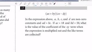 PSAT test 2 Sample Question Explanation