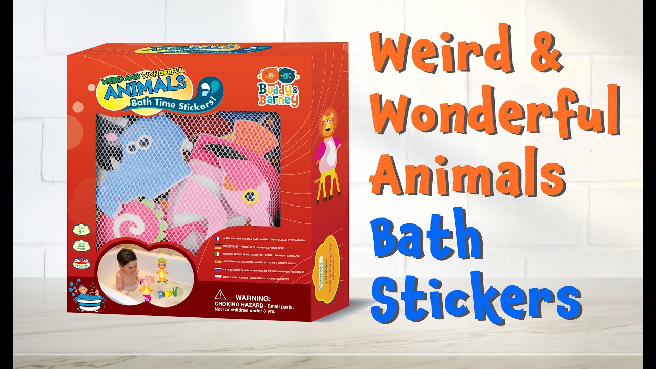 Buddy & Barney | Weird & Wonderful Bath Stickers - YouTube