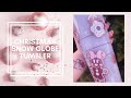 CHRISTMAS snow globe tumbler | time-lapse | satisfying | small business behind the scenes