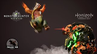 Apex Arzuros vs FireClaw | Animating Comparison | Animation Showcase