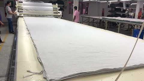 Automatic fabric spreading in Cutting section| #how #garments #cuttingskills #IE