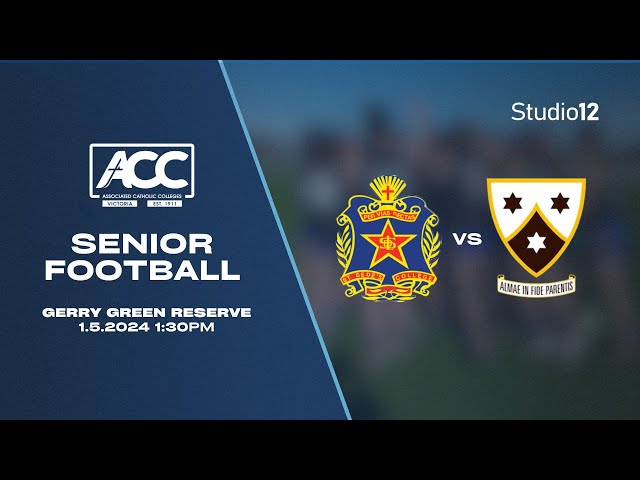 St Bede's vs. Whitefriars - ACC Division 1 Football - Round 1