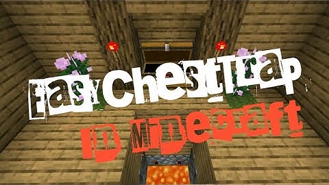 Minecraft| Trapped Chest Trap | Redstone Tutorial