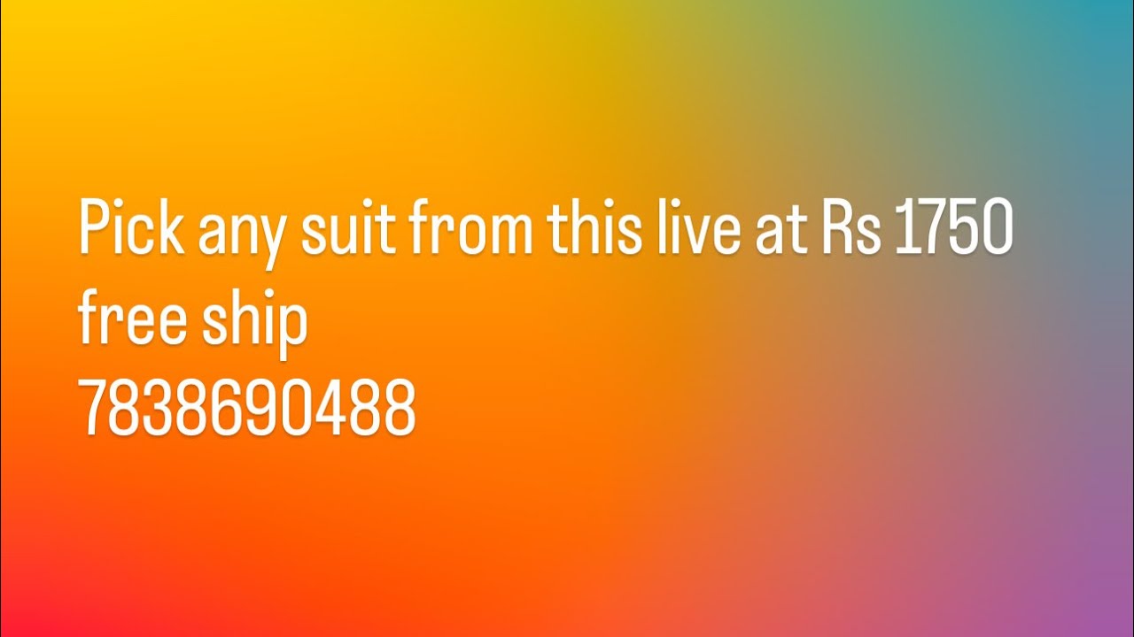 Flat Rs 1750 free ship booking 7838690488