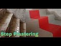 Step plaster cement sand red colour finishing/Raj m Bhadrak