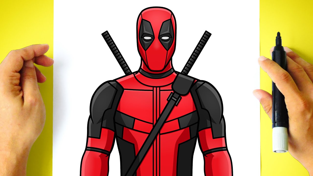 Deadpool para desenhar