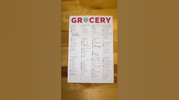 #grocery list pad! Old school vibes with a handy organizer. #fok