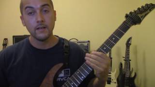 E major 9 - Guitar lesson 1 -Tapping lesson - E major 9 arpeggio
