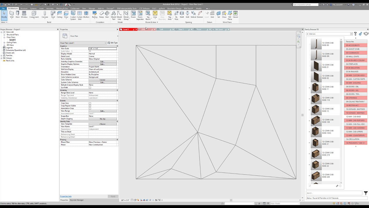 Prlx Team- Workflow- Demolition by Cut Geometry with Generic Model Family