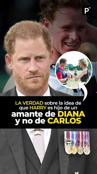 LA VERDAD sobre la idea de que HARRY es hijo de un amante de DIANA y no de CARLOS #sabiasque