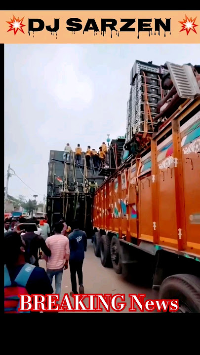 DJ SarZeN SajaN 😱🔥KinG🐅 #from #jharkhand 👑😱#biggest #road so #dj #competition #shortsvideo