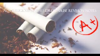aqa gcse religious studies drug abuse revision notes