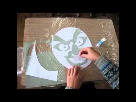 Kimie Gangiの紙版画の作り方 小学校用 No 2 全６回 Youtube