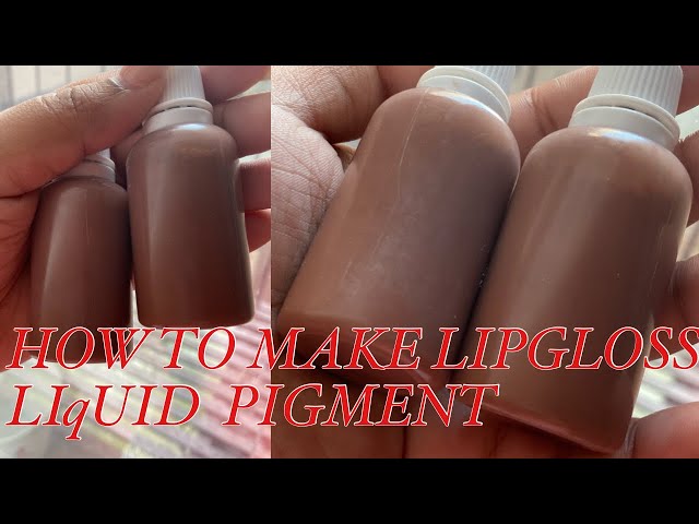 DIY: HOW TO MAKE NUDE LIQUID PIGMENT FOR LIPGLOSS LIKE TKB TRADING