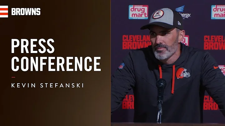 Kevin Stefanski Postgame Press Conference vs. Stee...