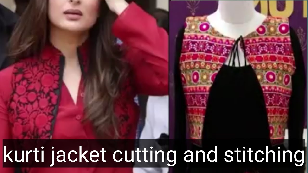 Very beautiful net over jacket cutting and stitching - YouTube