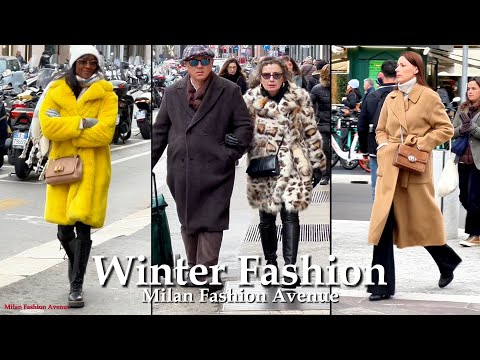 The Most Stylish People in Milan • 2024 Trendiest Winter Looks • Milan Streetstyle Fashion