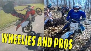 Pro Hill Climbs and 2 STROKE WHEELIES | T&S Riding EP2 S2