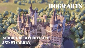 Tiny Glade: [Timelapse]  Hogwarts School of Witchcraft and Wizardry