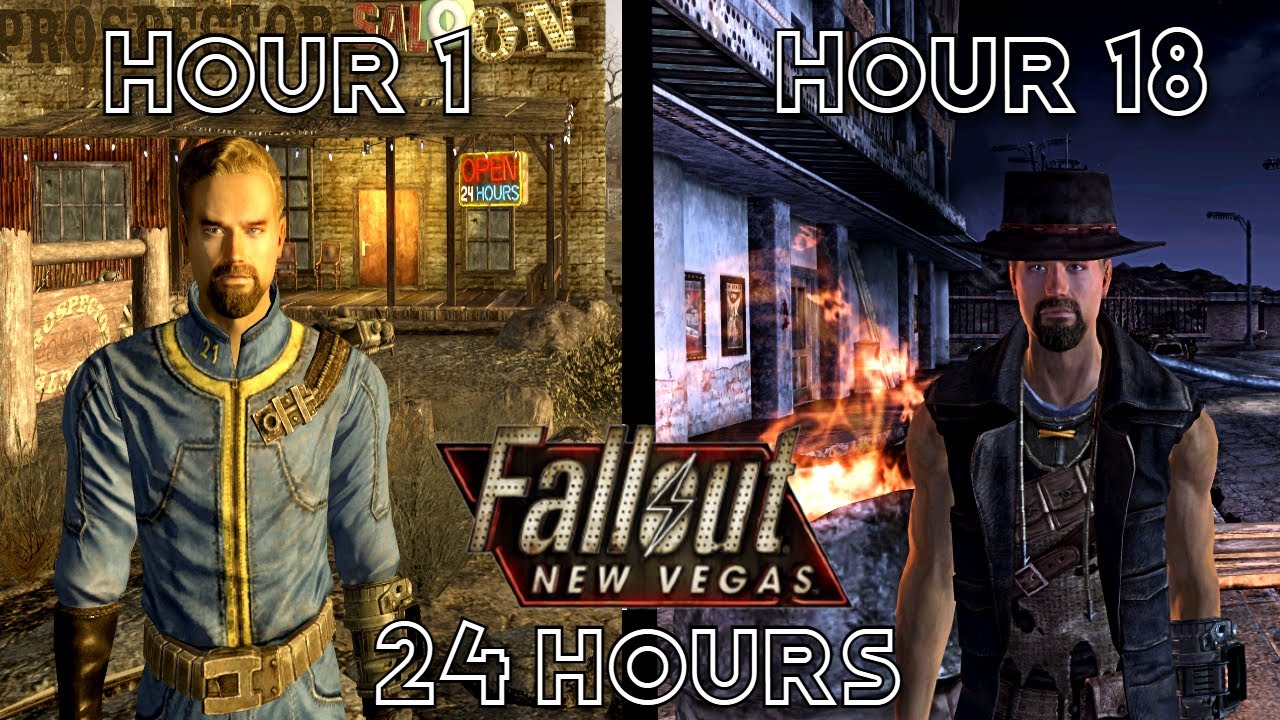 I spent 24 HOURS in MODDED Fallout New Vegas - YouTube
