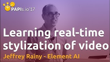 Learning artistic style for real-time stylization of video - Jeffrey Rainy (Element AI)