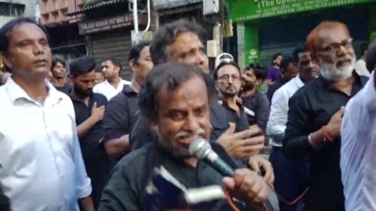 08 Muharram Kolkata || Anjuman Shamsheer E Abbasi || Aslam Karbalayi.